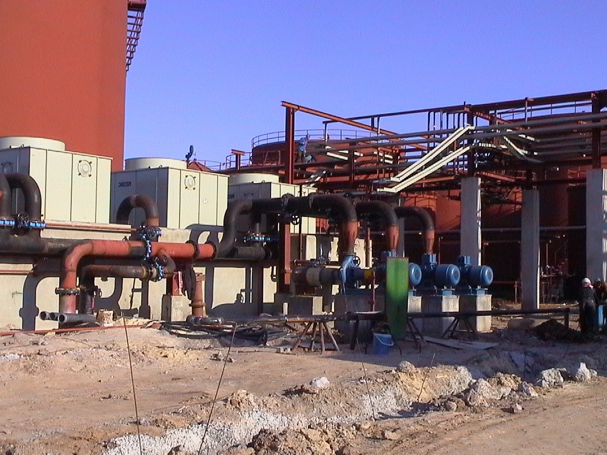 This project is for a factory that produces raw materials for the manufacture of detergents